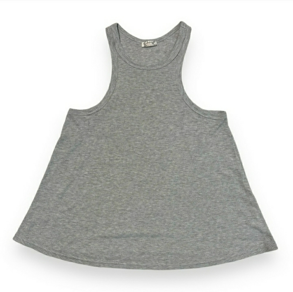 FREE PEOPLE Grey Long Beach Tank NWOT! - Picture 7 of 7